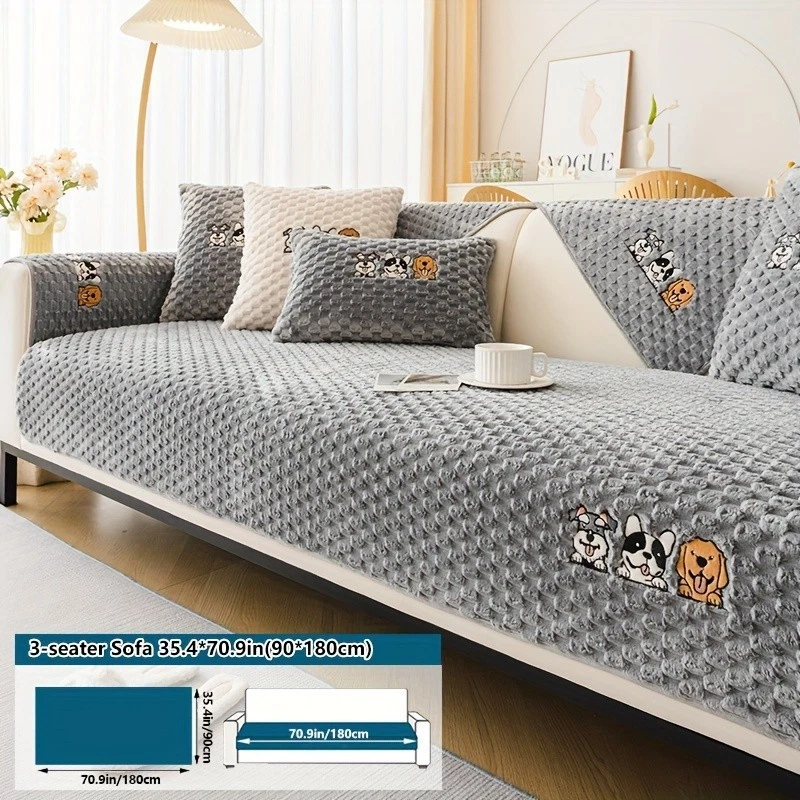 Capa de sofá lavável, fronha, decoração antiderrapante para almofada de assento de sofá - Imagem 1 de 4