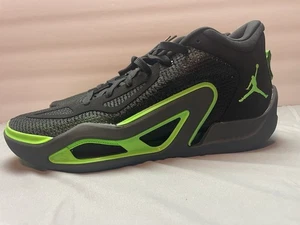 Jordan Tatum 1 Men’s Sz 13 Black Green  Basketball Shoes NEW DZ3324-003 No Box - Picture 1 of 7