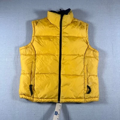 Chaleco acolchado Fog by London Fob acolchado acolchado para hombre talla mediana amarillo Gorpcore Foto 1 de 3