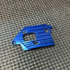Nobrands HPI Racing Pro3 BLUE Aluminum Heatsink Motor Mount RS4 Pro 3 Rare - Picture 1 of 10