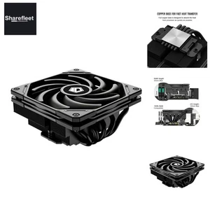 IS-55 BLACK CPU-Kühler – Low Profile 57 mm Höhe, CPU-Luftkühler mit 5 Heatpip... - Afbeelding 1 van 11