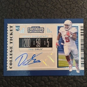 2019 Contenders Draft Picks Devin Singletary RC Auto - Picture 1 of 11