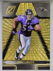 2005 Donruss Zenith Gold Ray Lewis #10 Ravens SN/50 Rare SSP - Bild 1 von 3