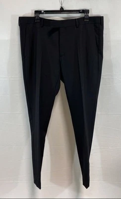 Pantalones de vestir plisados negros Dior para hombre talla 52 Foto 1 de 4