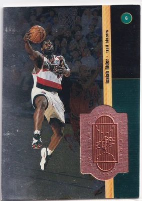 1998-99 SPx Finite - Isaiah Rider #82 /10000 - Image 1 of 2