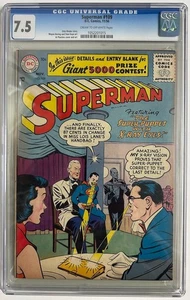 Superman #109 CGC 7.5 DC 1956 Al Plastino c Wayne Boring 1st Silver Age Issue - Bild 1 von 3