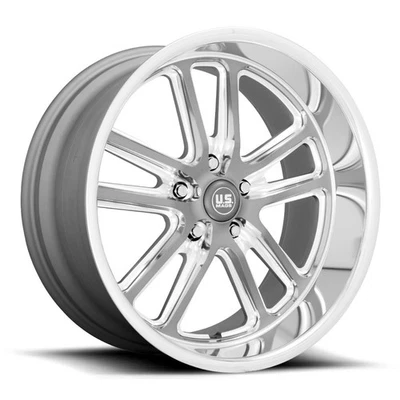 Rueda 22" US Mag U130 Bullet 22x11 5x5.0 Texturizada Gunmetal Fresado Bordes 18 mm Foto 1 de 4