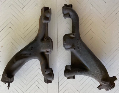 Pontiac Firebird 1969 68 rama larga puerto D colectores de escape - raro OEM par GM Foto 1 de 4