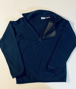 Columbia Omni Wick 1/4 Zip Pullover Fleece Size XS Navy Blue - Picture 1 of 10