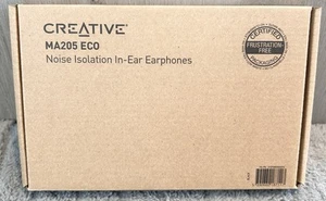 Auriculares intrauditivos Creative MA205 con aislamiento de ruido negros/rojos - Imagen 1 de 6