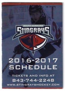 2016-17 South Carolina Stingrays ECHL Hockey Schedule  SC Sports medicine Center