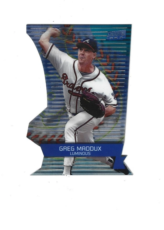 2000 Stadium Club 3 X 3 Luminous #1C Greg Maddux   ATLANTA BRAVES - Image 1 of 1