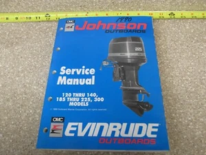 Manual de servicio Evinrude Johnson OMC 1990 120 a 300 HP 507875 - Imagen 1 de 2