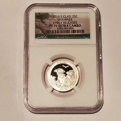 2016-S  PROOF FORT MOULTRE QUARTER - NGC PF70 ULTRA CAMEO ER - Image 1 of 2