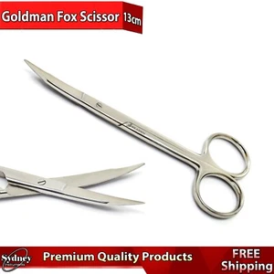 Goldman Fox Tijeras Curvas 12 cm Dental Quirúrgico Micro Tijeras Instrumentos de Laboratorio - Imagen 1 de 6