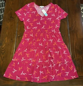 GILLI Stitch Fix NEU Paige Strickkleid Fuchsia Rosa XL Kleid Large Neu mit Etikett - Bild 1 von 4