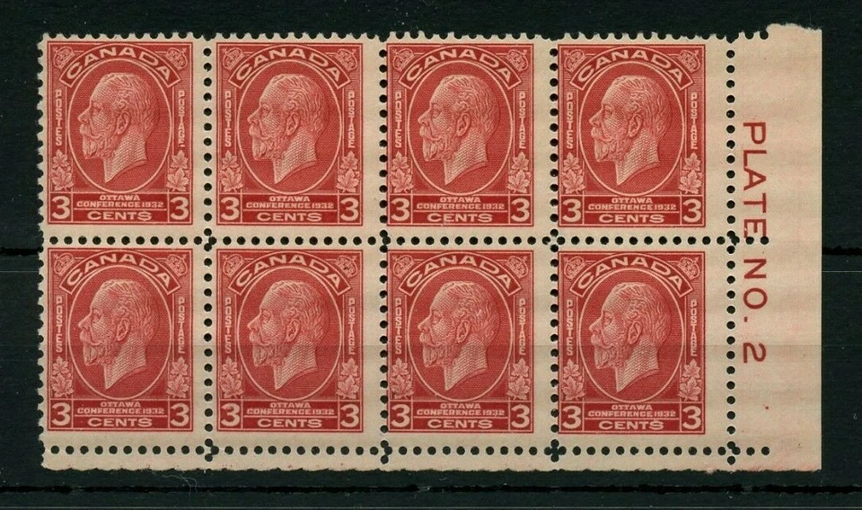 Bloque de placa #192i variedad E roto #2 posición #87 FMNH BLK8 gato $120 Canadá como nuevo Foto 1 de 1