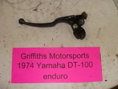 Yamaha dt100 1974 enduro 437 75 76 a/b/c embrague palanca montaje en percha Foto 1 de 4