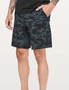 Lululemon Pace Breaker Linerless Shorts 9’ Size Small Blue Camo - Picture 1 of 5