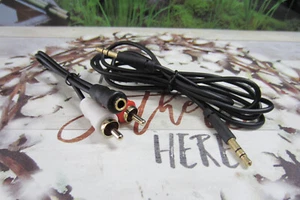 AUDIO CABLES FOR CAR AND HOME 3.5MM TO 3.5MM & ADAPTER  (SET) - Picture 1 of 3