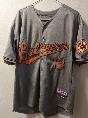 Baltimore Orioles MLB Manny Machado Jersey #13 Majestic Size 50 Cover