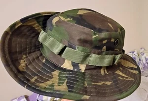US breite Krempe Floppy Woodland Camo Eimer Mütze große Größe. - Bild 1 von 12
