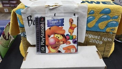 CIB TIGGER'S HONEY HUNT PS1 SONY PLAYSTATION 1 ONE VIDEO GAME COMPLETE IN CASE - Image 1 of 4