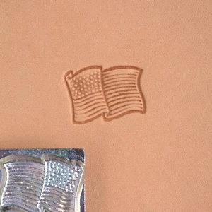 Estampilla 3D bandera Estados Unidos 88354-00 cuero tandy  - Imagen 1 de 2