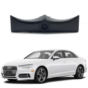 Waterproof CCD Car Grill Front View Camera Embedded for 2016 2017 2018 Audi A4 - Picture 1 of 8