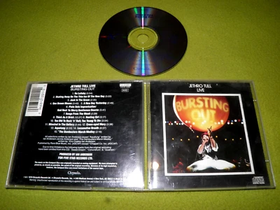 Jethro Tull Live Bursting Out - USA "Chrysalis F2 21201" CD No IFPI CAPITOL JAX - Image 1 of 2
