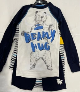 Woodrow & Friends BOYS  4-Piece Sleepwear Pajama Set ( BLUE/GRAY/WHITE 6 )NWT - Picture 1 of 4