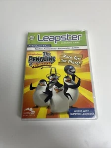 Leapfrog Leapster The Penguins Of Madagascar Game animal facts math letters 4-7 - Picture 1 of 2