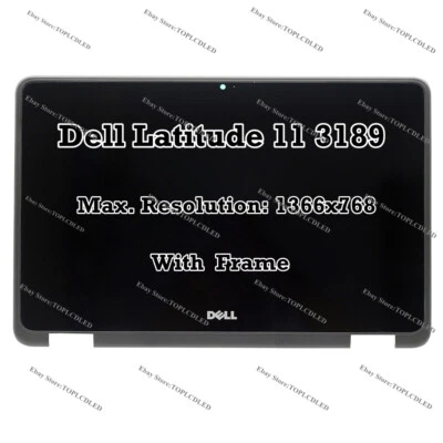 11.6" Dell Latitude 11 3189 LCD Display Touch Screen Digitizer Assembly Winbook - Image 1 of 4