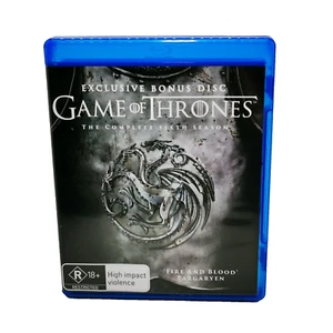 Game of Thrones - Complete Season 6 (Blu-ray VGC Region B) Free Postage Series - Picture 1 of 3
