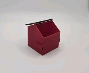 Contenedor de basura de 8 yardas a escala 1/50 en rojo - Imagen 1 de 8
