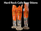 Hard Rock Cafe Pilsner Beer Glass Stein Set Of Three, Las Vegas-Honolulu-Maui
