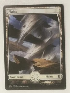 PLAINS 267 Zendikar Rising ZNR MTG Magic NM full art basic land - Picture 1 of 1