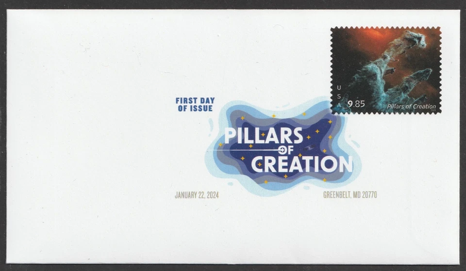 US 5827 Priority Mail Pillars of Creation DCP FDC 2024 - Image 1 of 1