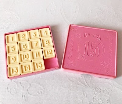 Soviet vintage pocket game Fifteen - ukraine seller - Image 1 of 4