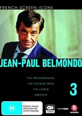 French Screen Icons - Jean-Paul Belmondo - 03 (DVD, 2009, 4-Disc Set) Region 4 - Image 1 of 2
