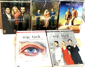 PREOWNED 25 DVD, NIP TUCK COMPLETE SEASONS 1-5, VGC - Picture 1 of 8