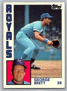 1984 Topps Super #13 George Brett     Kansas City Royals Card