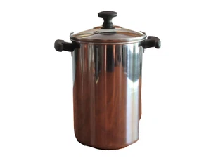 Stainless Steel Cookware Set Asparagus Steamer Tall Pot Basket Vented Glass Lid - Picture 1 of 11