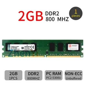 For Kingston 2GB DDR2 800MHz PC2-6400 240Pin CL6 Desktop Memory KVR800D2N6/2G - Picture 1 of 8