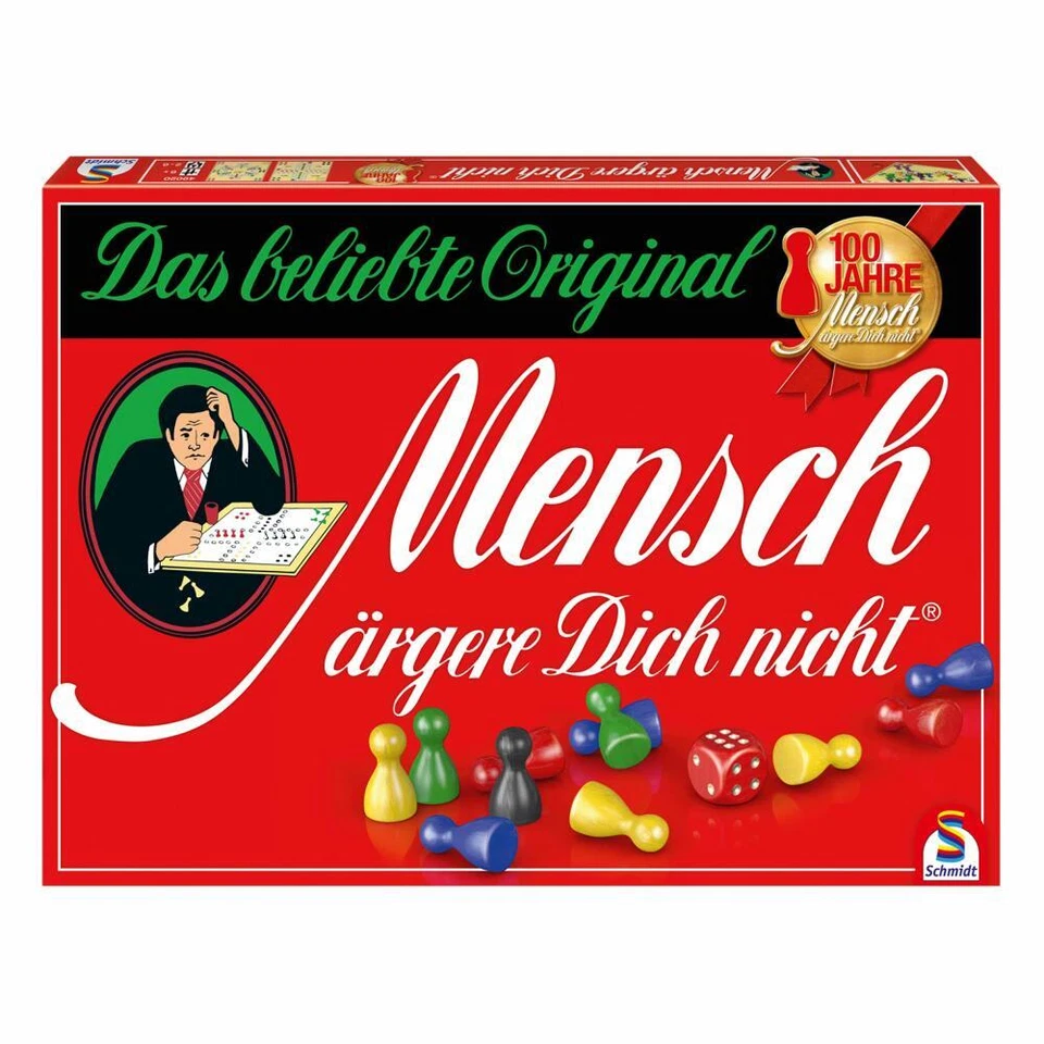 Schmidt Spiele Mensch ärgere Dich nicht Jubiläumsausgabe, Familienspiel Brettsp. - Image 1 of 1
