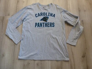 NFL Carolina Panthers Long Sleeve Shirt Men's 2XL Gray Fanatics With Team  Logo - Picture 1 of 7