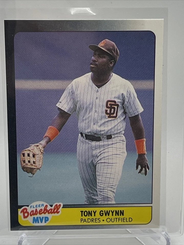 1990 Fleer Baseball MVP Tony Gwynn Baseball Card #16 Mint FREE SHIPPING - Image 1 of 3