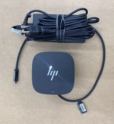 HP G2 Dock Thunderbolt 120W Docking Station Port Replicator USB-C w/Charger - Image 1 of 4