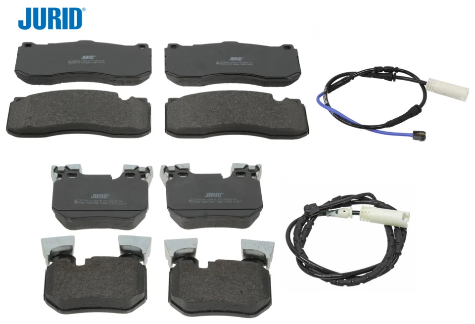 Комплект передних тормозных колодок задних тормозных колодок от оригинального производителя Jurid + датчик для BMW 135i 135is 11-13 - Изображение 1 из 1