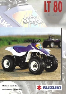 Hoja de datos ATV - Suzuki - LT 80 - Folleto - Idioma FRANCÉS (V319) - Imagen 1 de 1